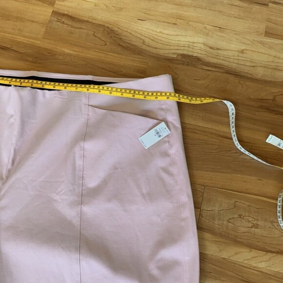 Old Navy Pants Womens 4XL Pink Wide-Leg High Rise Pockets Cotton Rayon NWT - Picture 4 of 11
